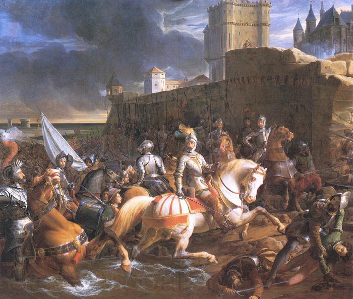Francois-Edouard Picot The Siege of Calais Spain oil painting art